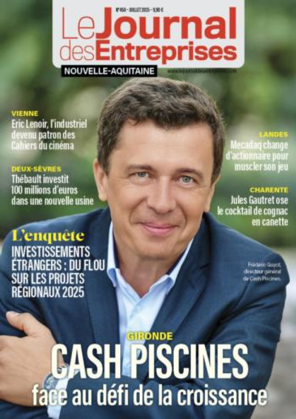 Couverture Le Journal des Entreprises Nouvelle-Aquitaine